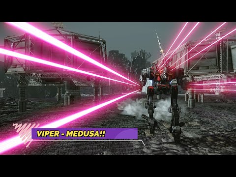 The Viper Medusa!  laser vomit!