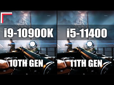 Intel Core i9-10900K vs Intel Core i5-11400 — Test in 10 Games! [1080p, 1440p]