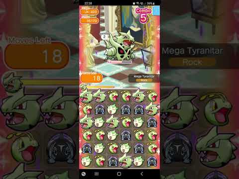 UX420 Mega Tyranitar S Rank (+5) - Pokémon Shuffle