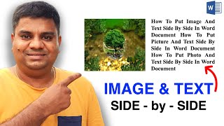 How To Put Text And Image Side By Side In Word
