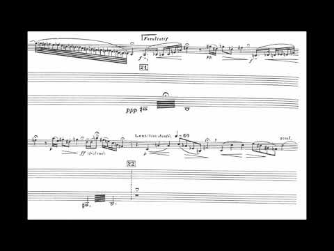 Henri Tomasi - Concerto for Trumpet and Orchestra (1948) [Score-Video]