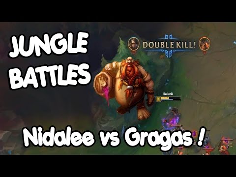 DIAMOND Nidalee Jungle vs Gragas ! (Patch 6.1)