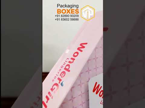 Lingerie Packaging Box With UV Effects 2 Peaces Garment Box Top Bottom Packaging Box