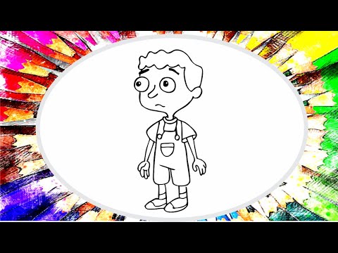 How to Draw Baljeet from Phineas and ferb Easy Drawing for Kids