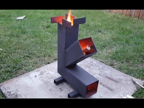 Make a hobo tin-can portable rocket stove + class - Log Cabin Cooking