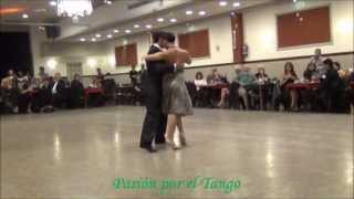 ALEXA YEPES ARBOLEDA y EDWIN ESPINOSA Bailando el Tango NADA MAS en la MILONGA LA BALDOSA