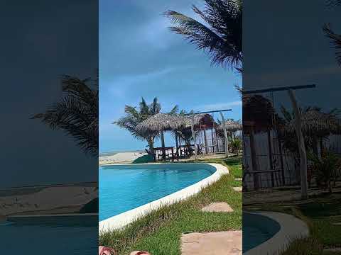 Praia do Farol em Itarema Ceará #pousada maré cheia❣️