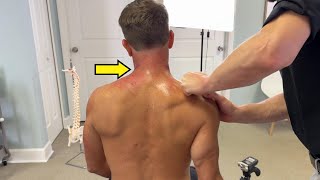 *LOCKED NECK* Headaches Keep Man In Pain - Helping A Firefighter Save Lives Without Pain!