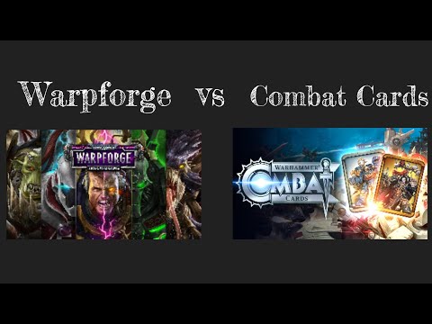 Warhammer 40k Card Games: Warpforge VS Combat Cards