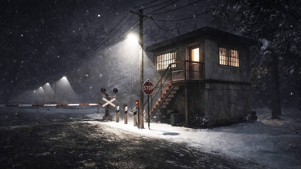 AKU JAGA PENYEBERANGAN REL KERETA DI MALAM HARI NAMUN HAL ANEH TERJADI.... Barking from the Dark