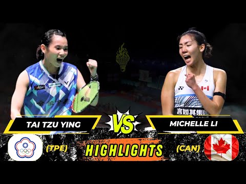 Badminton Tai Tzu Ying vs Michelle Li Women's Singles Denmark