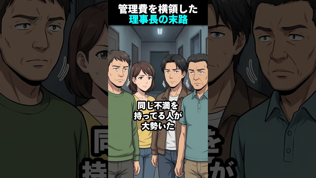【スカッと】管理費を横領した理事長の末路