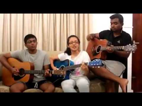 Oba Nidanna/Ra Tharakawo cover by Dinushi Gunawansa, Dinuka Gunawansa and Praveen Gunawansa