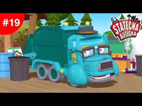Statečná autíčka – Večírek s odpadky | Kreslené pro Děti | Animované pro Děti