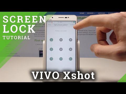 VIVO Xshot HOW TO ADD SCREEN LOCK