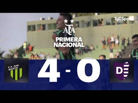 San Martín (SJ) 4-0 Villa Dálmine | Primera Nacional I Fecha 6