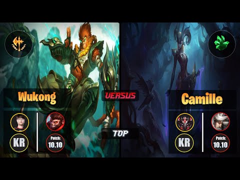 Sword WUKONG (Top) [Conqueror] VS CAMILLE - Grandmaster KR Patch 10.10