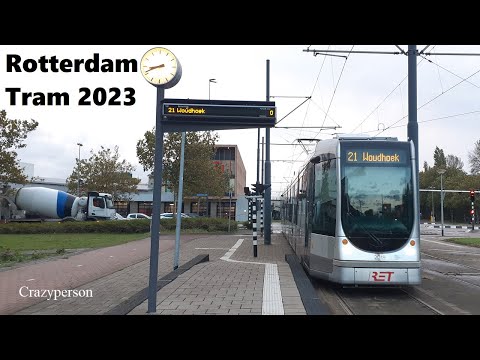 Cabinerit RET Tram Rotterdam CS - Schiedam Nieuwland via Heemraadsplein