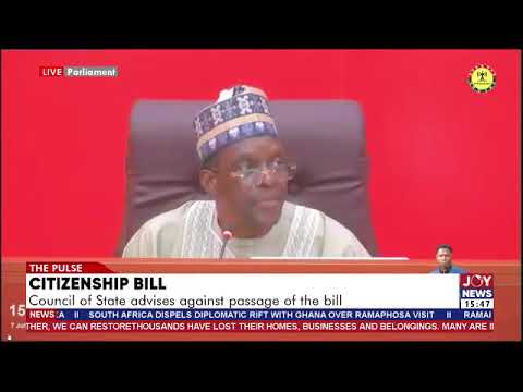 Citizenship Bill: Council of State advises against passage of the bill