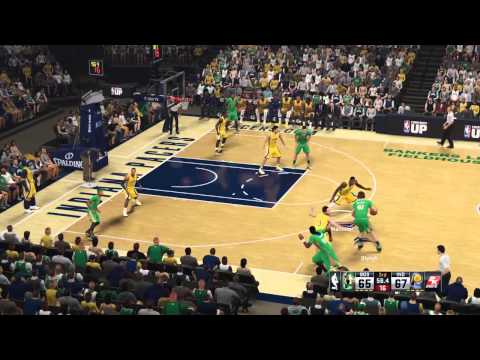 Rodney Stuckey finishes fast break |Pacers vs. Celtics| March 14, 2015
