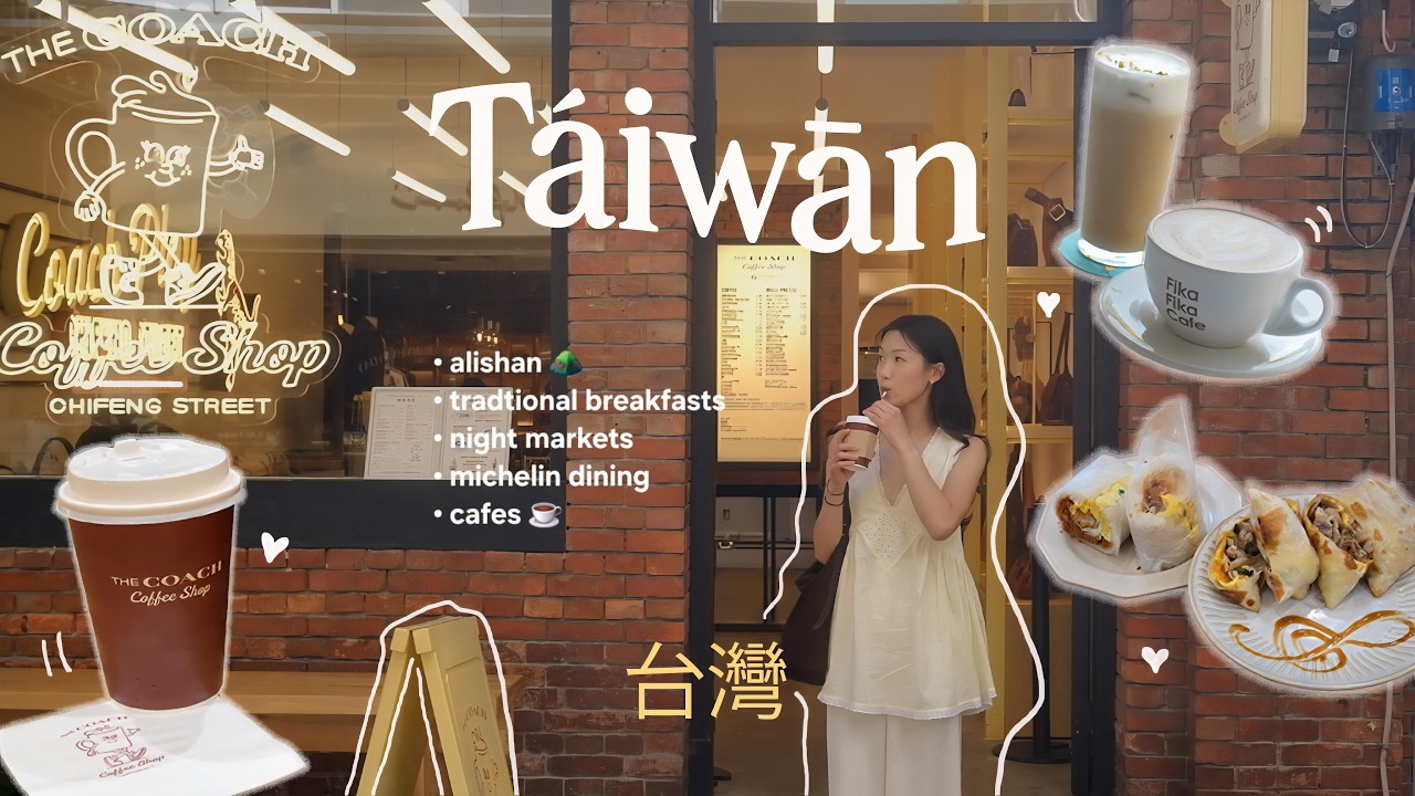🇹🇼 Taiwan Travel 4 day itinerary | Alishan, night markets, Michelin dining, cafes, breakfasts!