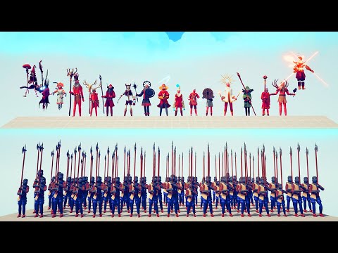 ALL MAGE UNITS vs 100x MELEE UNITS 1 | TABS - Totally Accurate Battle Simulator