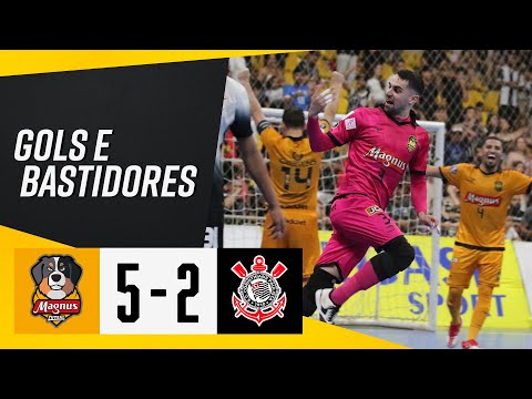 Gols e bastidores - Magnus Futsal 5x2 Corinthians - Semifinal Campeonato Paulista