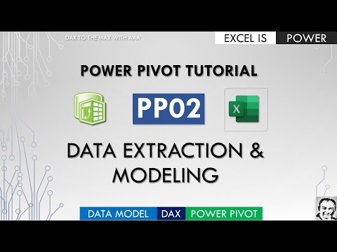 PP02: Power Pivot tutorial - Data extraction & modeling