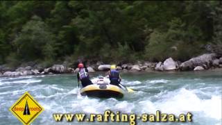 preview picture of video 'Deep Roots - Rafting & Kanu an der Salza'