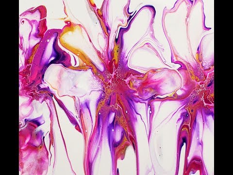(239) "Wild Orchid" Bloom Technique contemporary art
