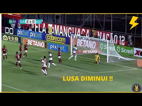 LUSA DIMINUI CONTRA O FLAMENGO