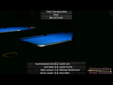 BUCS-UPC 9-Ball Championships 2017-18 - Day 4