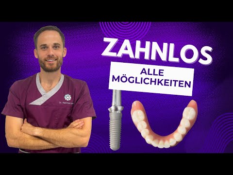 Zahnimplantate im zahnlosen Kiefer: Festsitzende und herausnehmbare Optionen erklärt!