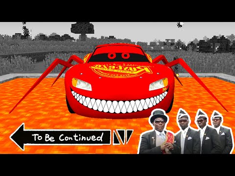 DON'T HELP SUPER SCARIEST McQUEEN.EXE in Minecraft - Coffin Meme