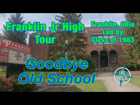 Franklin Jr High Walk Through / 100 Year Old School Building - The Class of 1983 Tours