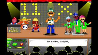 11 Times Table Song - Percy Parker - Percy Parker&#39;s Party - with animation and lyrics
