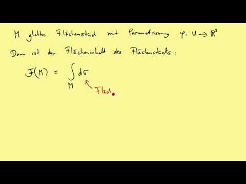 Vektoranalysis Teil 16 Oberflächenintegral