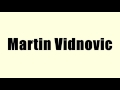 Martin Vidnovic