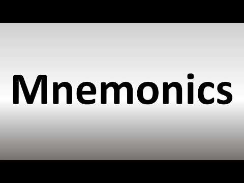 How to Pronounce Mnemonics