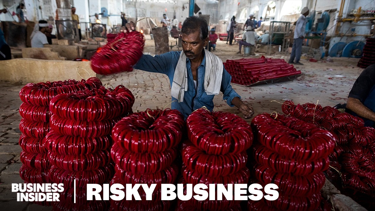 Why People Risk Their Lives To Make Millions Of Bangles In India | Risky Business | Insider News