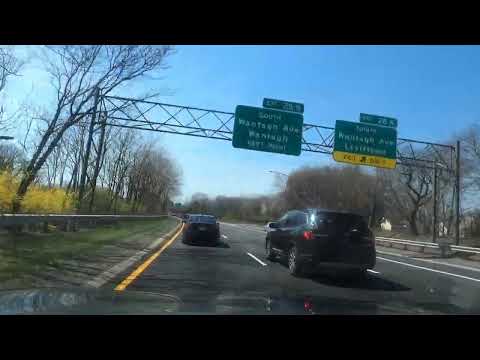 Interstate I 495 East heading towards Patchogue Long Island, NY -April 04 2023