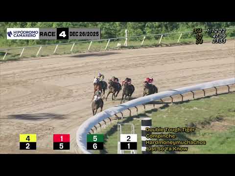 RACE 4 - DECEMBER 26, 2025 (DOUBLE TOUGH TIGER)