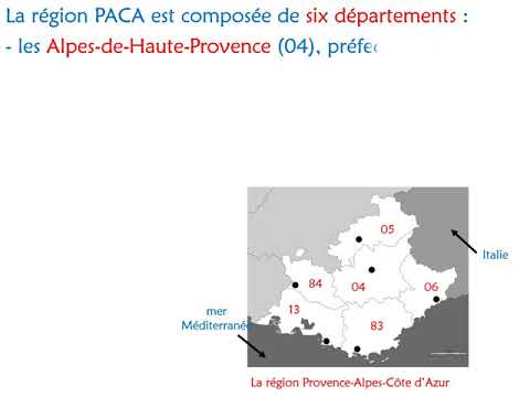 GEO La région PACA