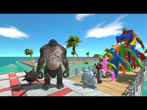 Cave Troll Deluxe vs Armored Titan OASIS DEATH RUN - Animal Revolt Battle Simulator