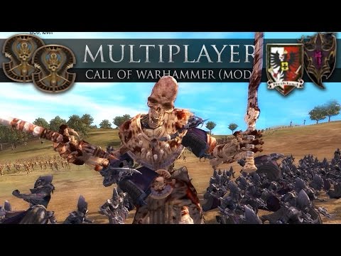 Tomb Kings vs Reikland and the Dark Elves (Call of Warhammer Mod Battle #198)
