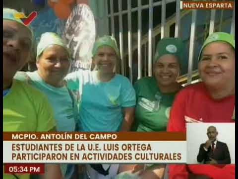 Nva. Esparta | Estudiantes y docentes de la U.E. Luis Ortega celebran Día de la Alimentación