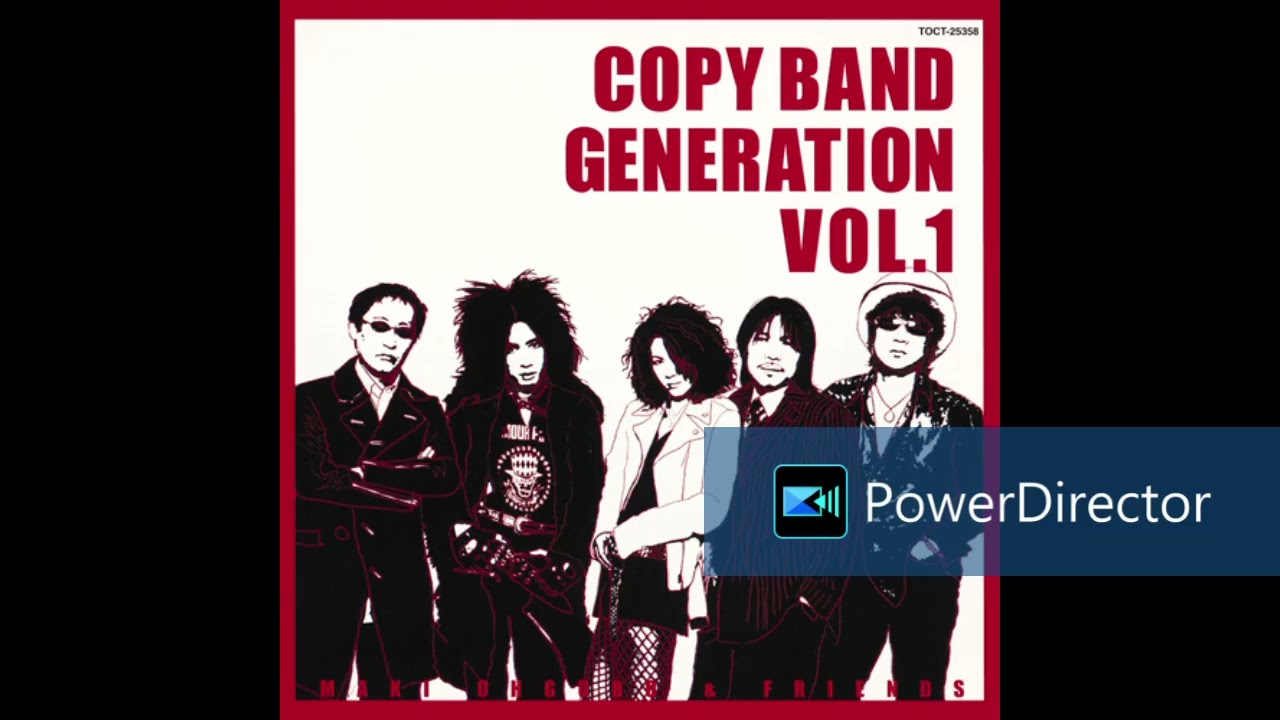 大黒摩季  　COPY BAND GENERATION vol 1 　カヴァー・アルバム。真矢さん、恩田快人さん、土屋公平さん、武部聡志さんの豪華メンバーです。　真矢さんのご冥福をお祈りいたします。