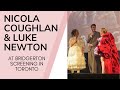 Nicola Coughlan and Luke Newton talk about their characters at Bridgerton screening in Toronto