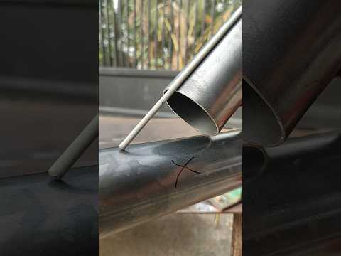 Not many people know the easy technique for making 45 degree pipe joints