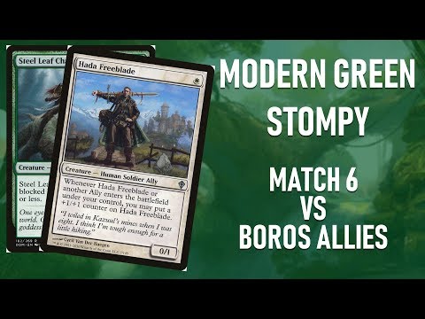 Modern Green Stompy! (Match 6 vs Boros Allies)